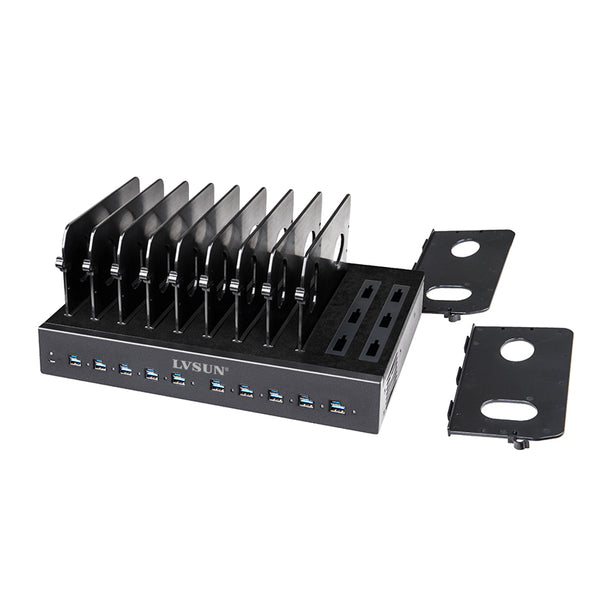 500W 10 Ports Industrial USB-C PD Charging Dock