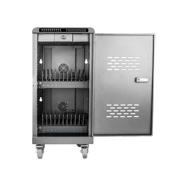 2000W 20 Port USB-C Charging Cart