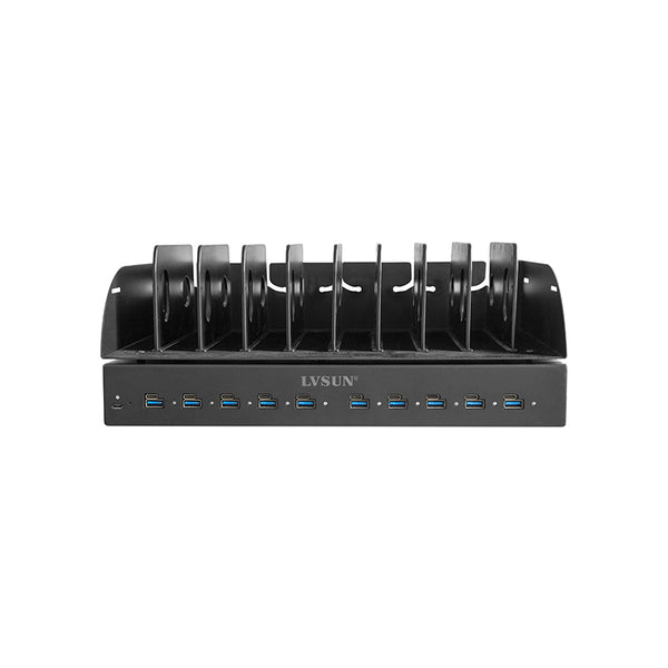 1000W 10-port USB-A or USB-C Tray Charging Dock