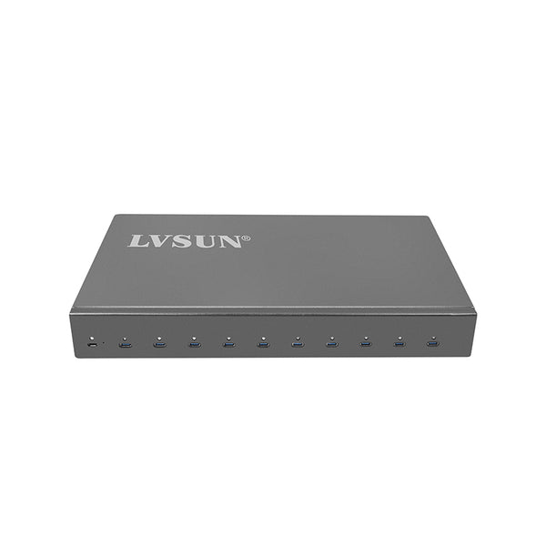 500W 10-Port USB-C Charging Station