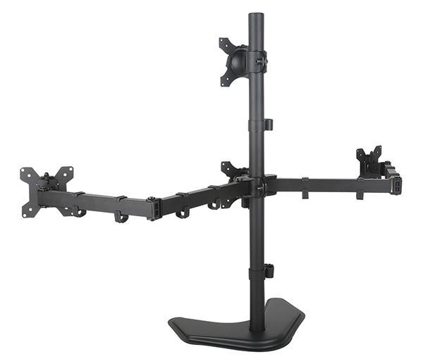 Freestanding Desk Stand for Quad Monitors EF004T 3 * 1 Array EF004T
