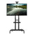 Heavy Duty Mobile TV Trolley Stand with Mount for LED LCD Plasma Flat Panel Screens and Displays 50 to 80 inch with 198 lbs weight capacity, (H05)