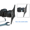 Dual LCD LED Monitor Desk Mount Stand Heavy Duty Fully Adjustable Arm fits 2 / Two Screens up to 27" (Model RC2e)
