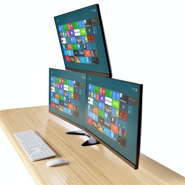 Triple LCD LED Computer Monitor Desk Stand Model No (EF003T)
