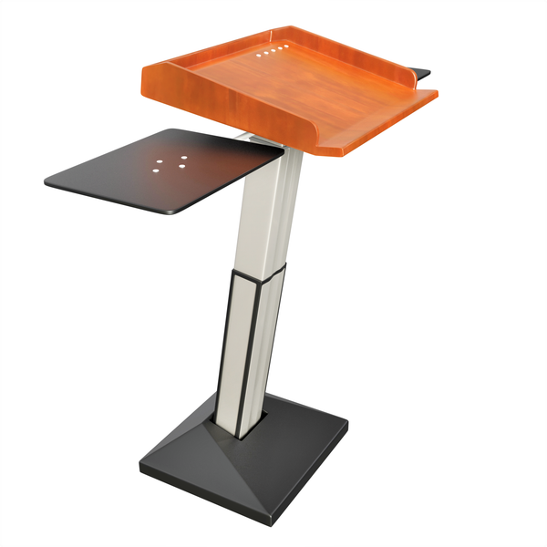 Smart Lectern Electronically Height Adjustable with Light and Mic