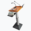Smart Lectern Electronically Height Adjustable with Light and Mic