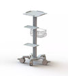 Hospital Nursing Emergency / Medical mouting Carts and Trolleys Hospital for Medical devices