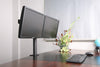 Dual Monitor Clamp Type stand with Curved Arms 2ms-ct2