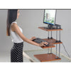 Adjustable Sit to Stand Standing Desk On Top Of Your Existing Desk (Dual Shelf) SSD2