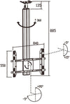 LCd Tv Ceiling Mount CM 106A