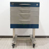 Mobile 3-Drawers Single Stainless Steel Medical Dental cabinet,495*495*820mm