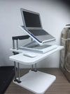 Adjustable Sit to Stand Standing Desk On Top Of Your Existing Desk SSD, 2 Shelves
