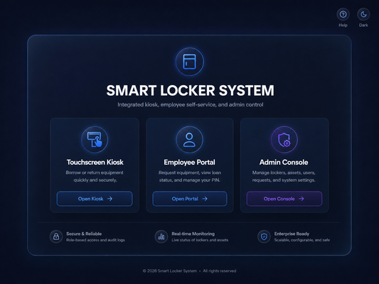 ErgoAssetOS Employee Portal — IT asset catalogue with real-time availability