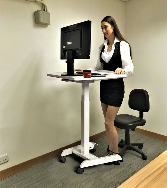 Portable standing desk with wheels IN Hong Kong