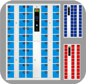 Electronic Mobile Phone Storage Locker System