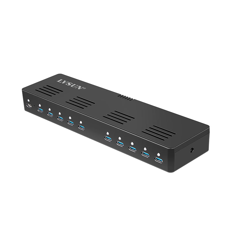 500W 10-Port Compact USB-C PD Charging Station
