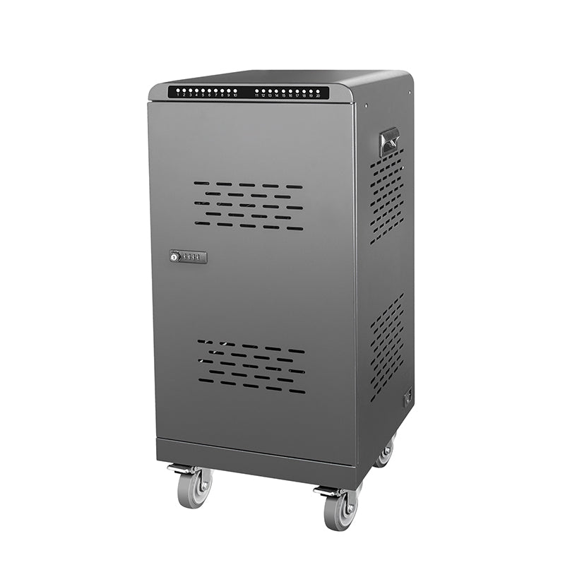 20-Device 2000W USB-C Laptop Charging Cart - 100W Ports