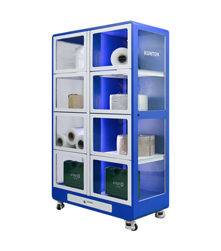 8-Bay Heavy-Duty Smart Material Locker – G51-8