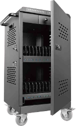 App-Controlled 20-Device USB-C Charging Cart
