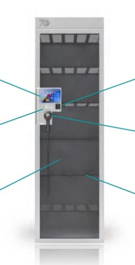 Smart Barcode Cabinet for Controlled Access & Inventory Management