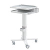 Dental Laptop Cart with Keyboard Tray, Scanner Holder ! Mobile Dental Cabinet Troley