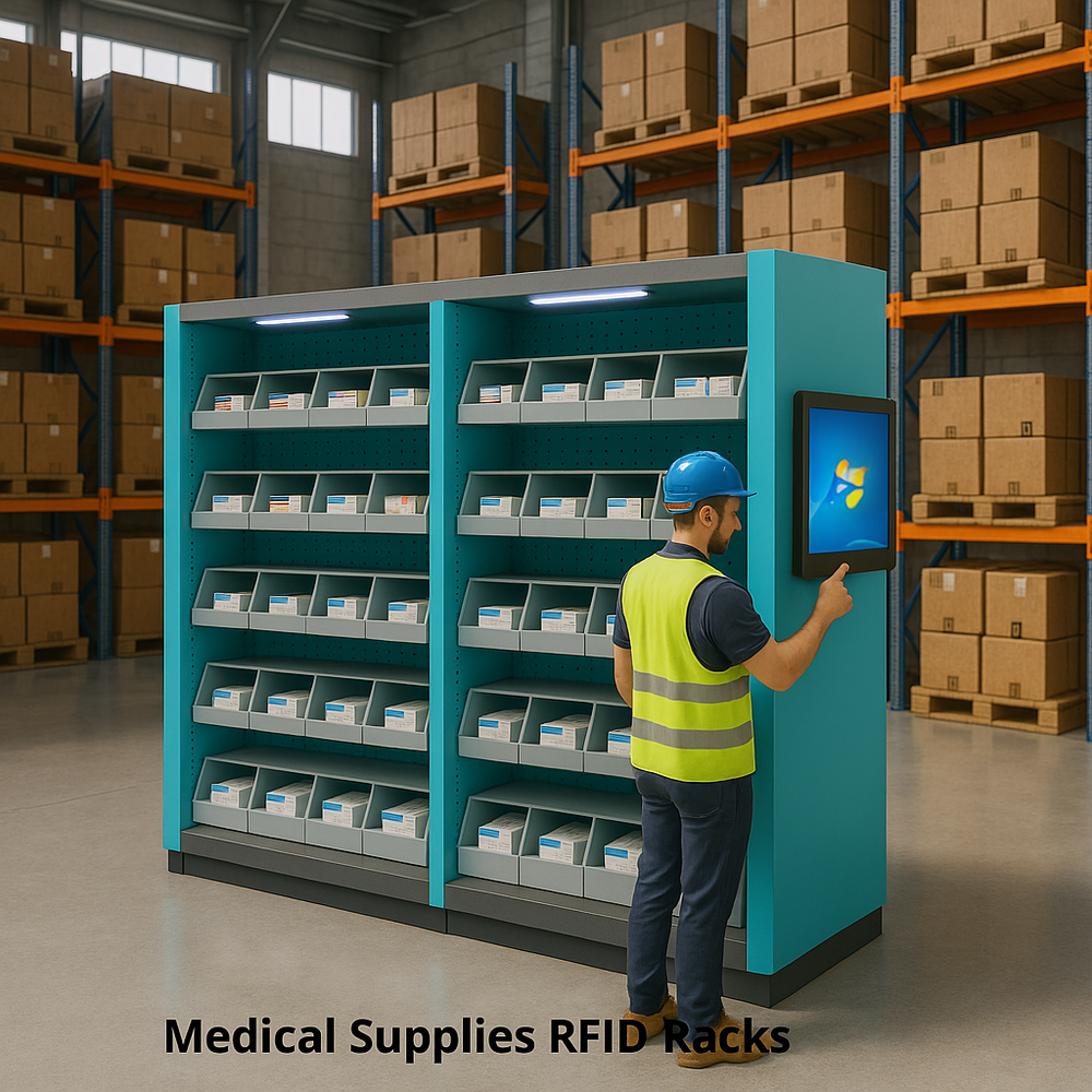 RFID Medical Inventory Cabinet & Storage Rack