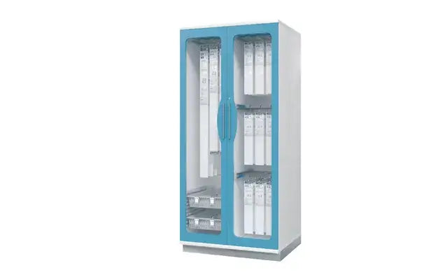 High-Capacity Catheter Storage Cabinet with 24 Hooks – ERGDG121C