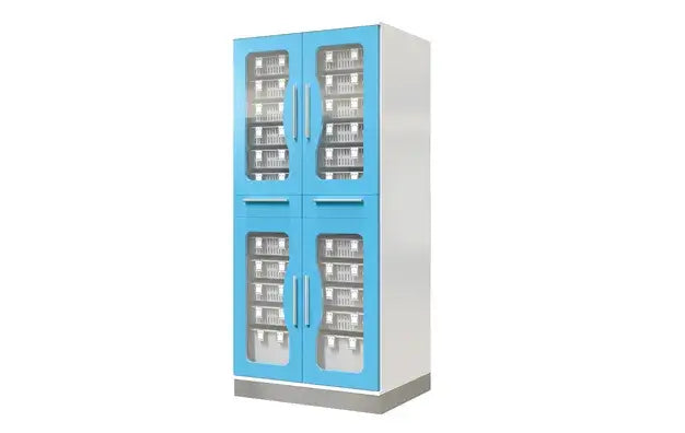 Hospital Medicine Storage Cabinet with 20 Baskets & 2 Drawers