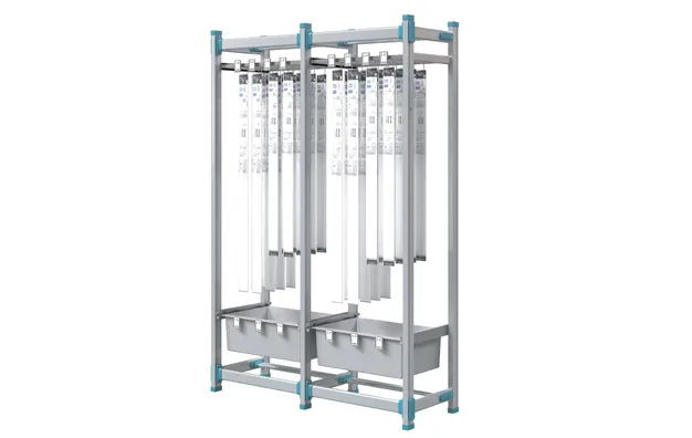 Hospital Catheter Storage Rack with Upper Pull-Out Holders – Model K