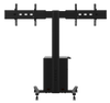 Dual Tv Floor Stand TMC02 (with Lockable Cabinet)