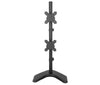 Dual Monitor Desk Stand Free-Standing LCD Mount, Holds in Vertical Position 2 Screens up to 30