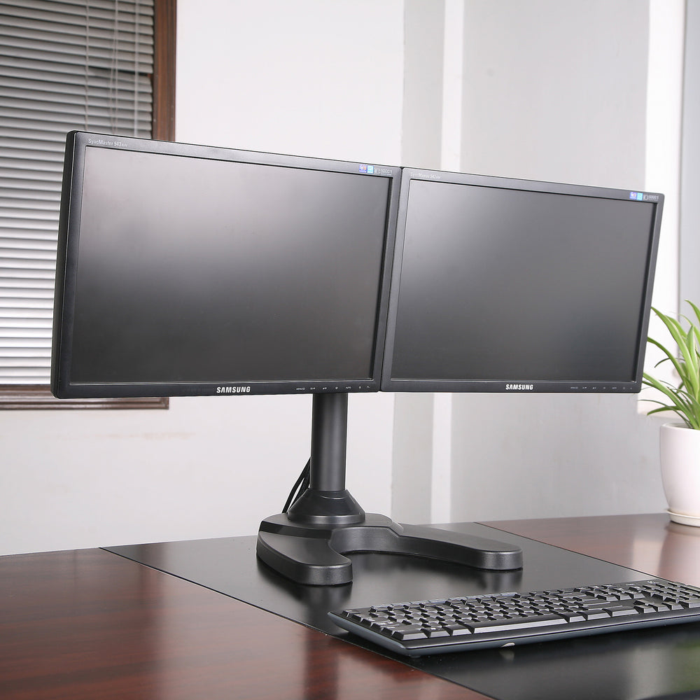 Freestanding Dual Monitor Stand – 2MS-FHW
