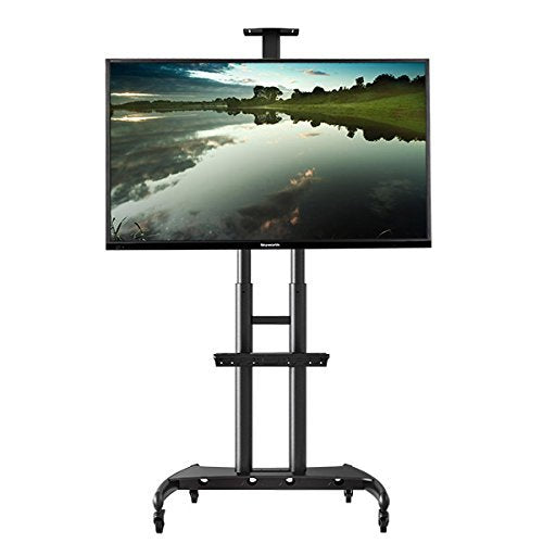 Heavy-Duty Mobile TV Trolley 55–80 Inch – H05
