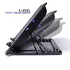 Laptop Cooling Stand with Silent Fan ,USB Powered Adjustable Angled Stand