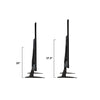 Universal TV Stand Base, Table top Pedestal Mount Fits 32 37 40 42 47 50 55 60 inch LCD LED Plasma TVs, 110 Lb Capacity (RS201)