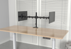 Full Motion Dual Monitor Stand Mount, Height Adjustable, Support up to 27