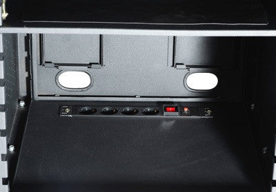 Dual Tv Floor Stand TMC02 (with Lockable Cabinet)