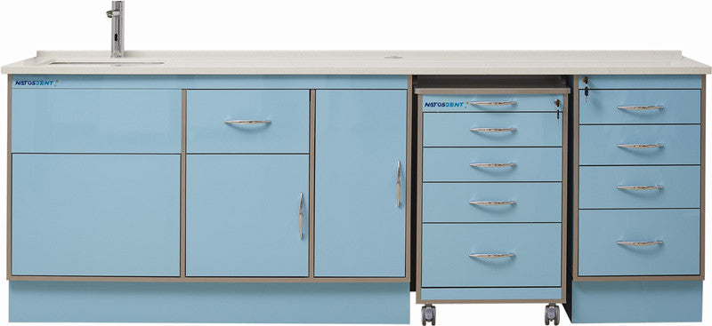 Waterproof Medical & Dental Cabinet with Sink