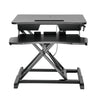 Instant  Standing Desk Sit-Stand Desk Converter for Laptop, 1 or 2 Desktop, Stepless Any height  lock Height Adjustable, Ergonomic, Gas Spring Arm, Free Standing, Easy Installation (RTE)