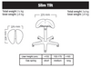Salli Slim Tilt Two-part Saddle Seat Chair Stool (Finland Brand)