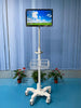 Customized Height Adjustable Patient Monitor Stand Rolling medical  cart