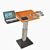 Smart Lectern Electronically Height Adjustable with Light and Mic