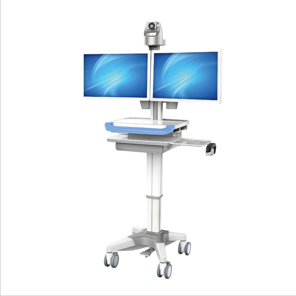 Dual-Monitor Medical Cart – HSC-03G