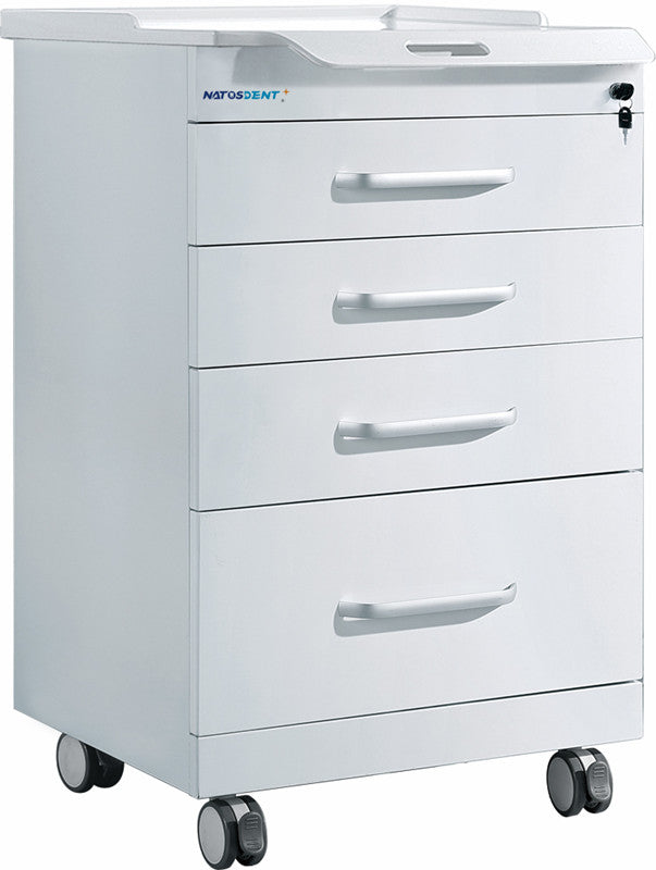 4-Drawer Steel Dental Cabinet Trolley (RFNTS-L4)