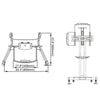 Economical Floor TV Trolley (for Home & Commercial Use) H04