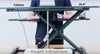 Electric Sit Stand Workstation Standing Desk Converter-Pain free Adjustments (RTEL)