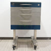 Mobile 3-Drawers Single Stainless Steel Medical Dental cabinet,495*495*820mm