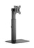 Tall Free Standing Single Monitor Mount Desk Stand, Pneumatic Spring Height Adjustable Monitor Arm for Screens up to 32 inches - Black