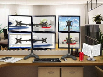 Freestanding Six-Monitor Stand – 6MS-FH